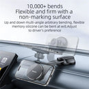 Yesido C176 Bending Arm Car Suction Cup Mount Magnetic Cell Phone Holder – Black - ستاند سيارة  - مغناطيس - مرن قايل للطي - دوران 360 درجة - مناسب لجميع انواع الاجهزة