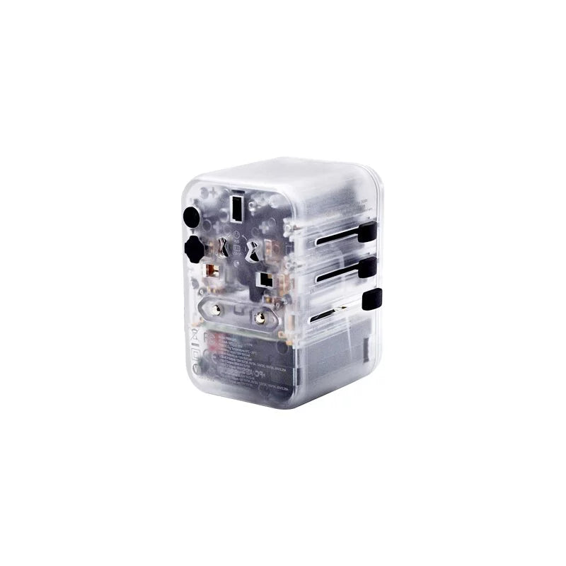 XPower TA65C 65W 5 Ports GaN PD Travel Adapter [A] - بلاك حائط شحن دولي - 5 فتحات للشحن - 4 فتحات تايب سي + 1 فتحة يو اس بي - قوة 65 واط - كفالة 12 شهر