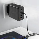 XPower GW200B 200W 4 Output PD 3.0/QC/SCP Wall Charger  - بلاك حائط  - قوة 200 واط - شحن سريع - 4 منافذ للشحن السريع - 3 منفذين تايب سي - 1 منفذ يو اس بي  - باور ديليفري - كفالة 12 شهر
