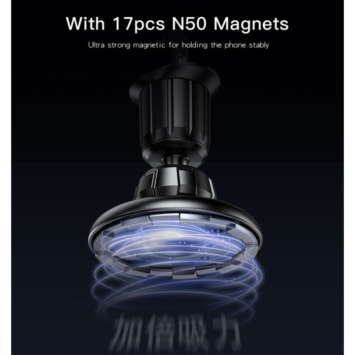 YESIDO C156 Universal 360 Degrees Adjustable Magnetic Suction Car Air Vent Phone Holder - ستاند سيارة - فتحة تكييف - ماغ سيف - مناسب لجميع انواع الاجهزة