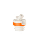 24Bottles Bottle Sport Lid - White & Orange [F]