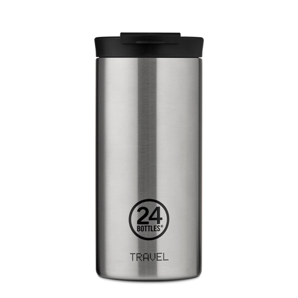 24Bottles Travel Tumbler 600ml - Steel [F] - كوب حافظ للحرارة - مناسب للسفر والرحلات