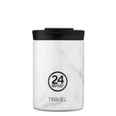 24Bottles Travel Tumbler 350ml - Carrara [F] - كوب حافظ للحرارة - مناسب للسفر والرحلات