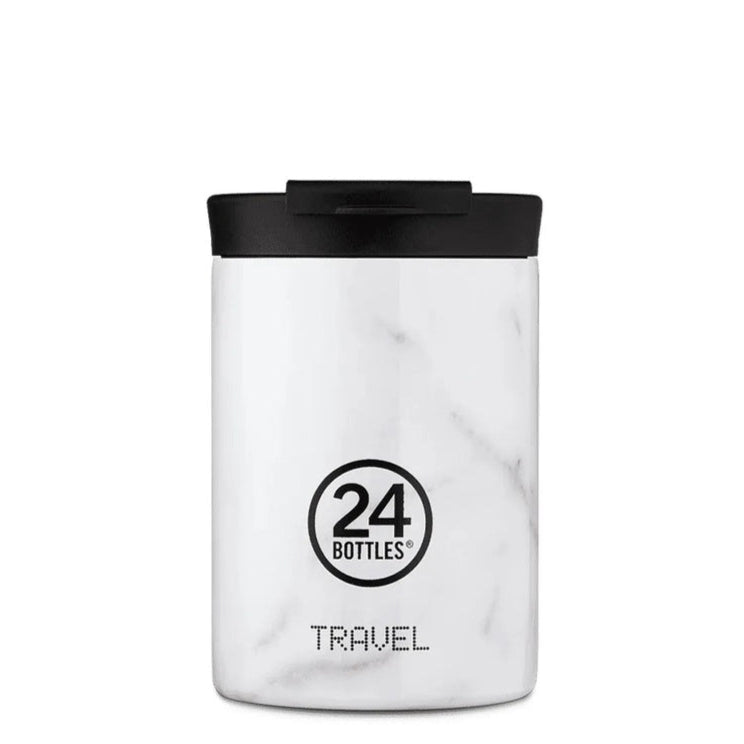 24Bottles Travel Tumbler 350ml - Carrara [F] - كوب حافظ للحرارة - مناسب للسفر والرحلات