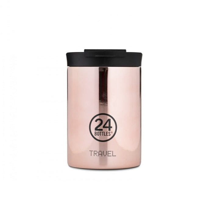 24Bottles Travel Tumbler 350ml - Rose Gold [F] - كوب حافظ للحرارة - مناسب للسفر والرحلات