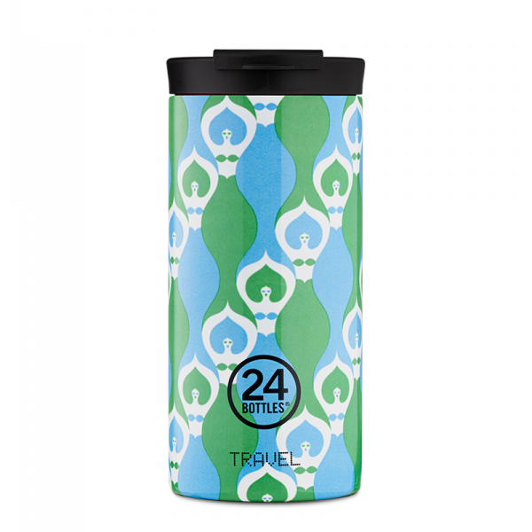 24Bottles Travel Tumbler 600ml - Green Blue [F] - كوب حافظ للحرارة - مناسب للسفر والرحلات