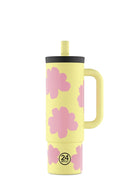 24Bottles - Straw Cup 800ml Daydreaming Yellow [F] - مطارة حافظة للحرارة