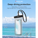 Yesido WB49 Universal WaterProof Case for - Transparent - كفر ضد الماء - مناسب لجميع انواع واحجام الاجهزة