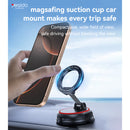 Yesido C219 360 Rotation And Folding Zinc Alloy Center Console Magsafing Suction Cup Car Phone Holder - ستاند سيارة - ماغ سيف - دوران 360 درجه - مناسب لجميع انواع الاجهزة