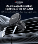 Yesido C252 360 Rotation Strong Magnetic Suction Barb Lock Air Outlet Magnetic Car Phone Holder - ستاند سيارة - فتحة تكييف - مغناطيس - دوران 360 درجه - مناسب لجميع انواع الاجهزة