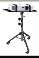 Adjustable Projector Laptop Tripod Stand With Phone Holder [H]-  ستاند لاب توب و بروجكتر