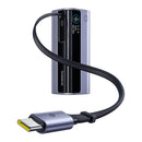 Baseus EnerGeek GR11 Power Bank with Retractable Cable 10000mAh 100W [D] بطارية متنقلة - بيسوس - سعة 10000 - عدد 1 سلك شاحن تايب سي - شاشة رقميه - قوة 100 واط - كفالة 24 شهر