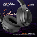 Soundtec By Porodo Eclipse Wireless Over-Ear Headphone - Red - سماعة رأس بلوتوث - بورودو - كفالة 24 شهر