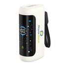 Phone Planet LED Screen Charger Power Bank 10000MAh-Built In Type-C Cable White [H] - بطارية متنقلة - مع شاحن تايب سي - سعة 10000 ملي امبير + شاشة رقميه - لأجهزة الاندرويد والايفون - كفالة 24 شهر