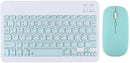 Kit Super Slim and Portable Bluetooth Keyboard with Mouse (English/Arabic) - Green - كيبورد لوحة مفاتيح ( عربي / انجليزي ) + ماوس فأرة - بلوتوث وايرلس - لجميع اجهزة الايباد والتابلت والاجهزة اللوحية
