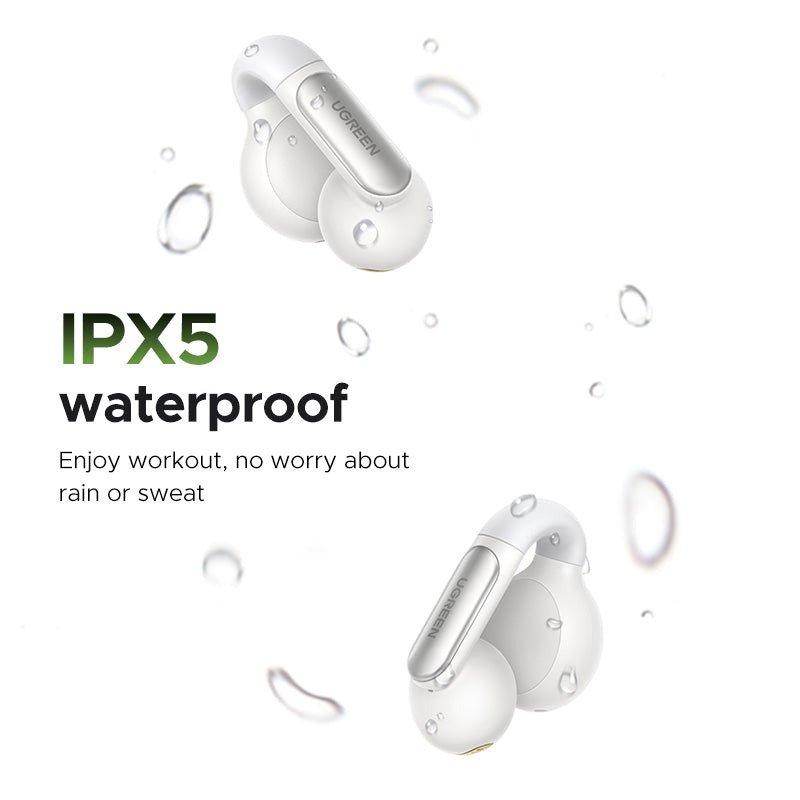 UGREEN HiTune S5 True Wireless Earbuds - White [b] -  سماعة يوجرين - بلوتوث - كفاله 12 شهر