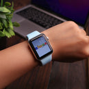 Silicon Watch Band for Apple Watch - Sky Blue - سير ساعة ابل ووتش