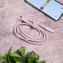 Energea Flow USB-C To USB-C Cable 1.5M - Pink سلك شحن - انيرجيا - تايب سي الي تايب سي - طول متر ونصف - كفالة 5 سنين