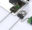 Porodo Yas 5000mAh Power Bank Magsafe Charging- Gray [O] - بطارية متنقلة ماغ سيف نحيفة + ستاند + سلك شحن تايب سي + 1 منفذ تايب سي - سعة 5000 ملي أمبير - كفالة 12 شهر