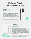 Anker 542 USB-C to Lightning (Bio-Based) - 1.8m/6ft - Black [D] - سلك شحن ايفون تايب سي - انكر - طول 180 سم - كفالة 18 شهر