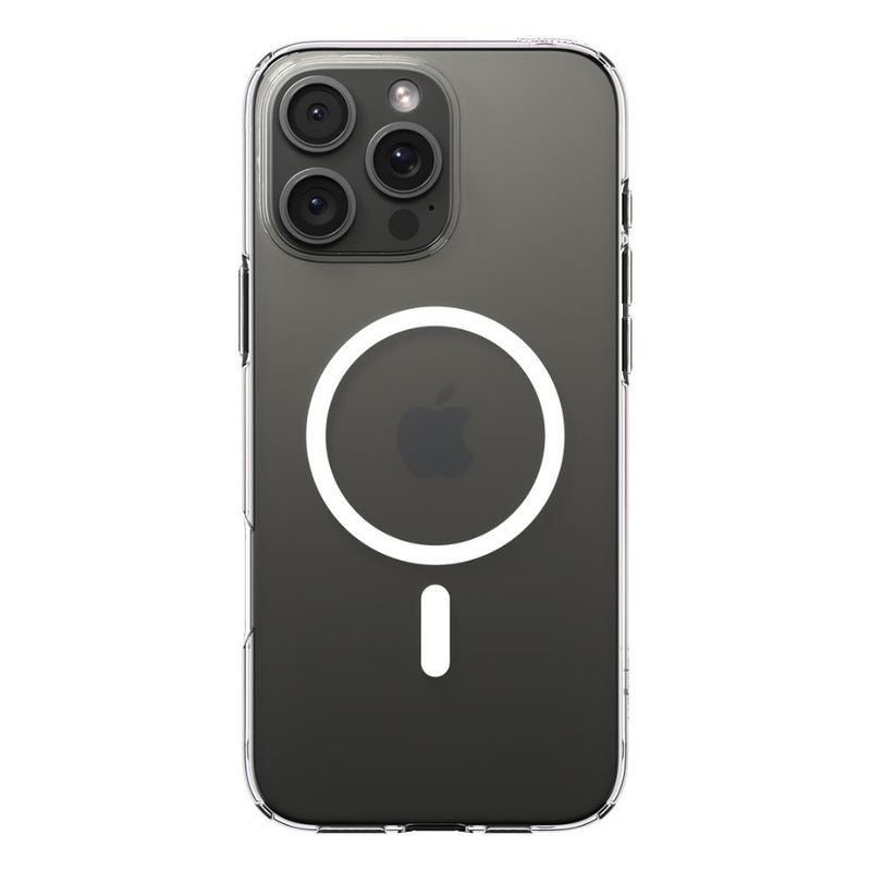 Spigen Crystal Hybrid MagFit Case for iPhone 16 Pro /16 Pro Max - White [C] -  كفر حماية عالية  - ماغ سيف