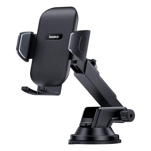 Baseus UltraControl Go Clamp-Type Phone Holder – Black [D] - ستاند سيارة - على الديكور - الجام - بيسوس