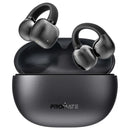 Promate Earbuds AudioFit™ Open Ear Clip On TWS w/ IntelliTouch - Black [BO] - سماعة بروميت - بلوتوث - كفاله 12 شهر