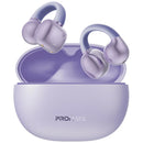 Promate Earbuds AudioFit™ Open Ear Clip On TWS w/ IntelliTouch - Purple [BO] - سماعة بروميت - بلوتوث - كفاله 12 شهر