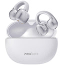 Promate Earbuds AudioFit™ Open Ear Clip On TWS w/ IntelliTouch - White [BO] - سماعة بروميت - بلوتوث - كفاله 12 شهر