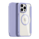 DUX DUCIS Skin X Pro Series Folio Case with MagSafe - Purple - كفر 2 في 1 - حماية عالية + محفظة + ماغ سيف