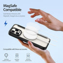 DUX DUCIS Skin X Pro Series Folio Case with MagSafe - Black - كفر 2 في 1 - حماية عالية + محفظة + ماغ سيف