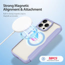 DUX DUCIS Skin X Pro Series Folio Case with MagSafe - Purple - كفر 2 في 1 - حماية عالية + محفظة + ماغ سيف