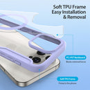 DUX DUCIS Skin X Pro Series Folio Case with MagSafe - Purple - كفر 2 في 1 - حماية عالية + محفظة + ماغ سيف