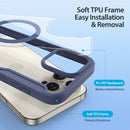 DUX DUCIS Skin X Pro Series Folio Case with MagSafe - Blue - كفر 2 في 1 - حماية عالية + محفظة + ماغ سيف