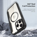 DUX DUCIS Skin X Pro Series Folio Case with MagSafe - Black - كفر 2 في 1 - حماية عالية + محفظة + ماغ سيف