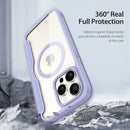 DUX DUCIS Skin X Pro Series Folio Case with MagSafe - Purple - كفر 2 في 1 - حماية عالية + محفظة + ماغ سيف