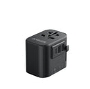 Anker 312 Outlet Extender – Black [D] - بلاك حائط دولي للسفر - انكر - 3 مخارج - 2 مخرجين يو اس بي - 1 مخرج تايب سي - كفالة 18 شهر