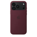 Apple Silicone Case with MagSafe for iPhone 18 Pro Max Burgundy [N] - كفر ايفون 18برو/18برو ماكس  مع ماجسيف