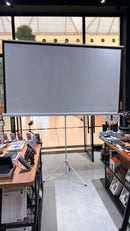 Portable Projector Screen 100 inch [H - شاشة بروجكتر متنقلة - مناسبة لجميع انواع البروجكترات