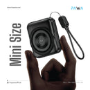 Pawa Torras Mini Magsafe Wireless Powerbank 10000MAH BLACK [O] - بطارية متنقلة - باوا - سعة 10000 - سلك شاحن تايب سي - صغيرة الحجم - كفالة 12 شهر