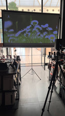 Portable Projector Screen 100 inch [H - شاشة بروجكتر متنقلة - مناسبة لجميع انواع البروجكترات