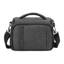Bagsmart Montreal Camera Shoulder Bag (Gray) [C] - حقيبة سفر منظمة -  مقاومة لرذاذ الماء