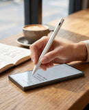 BlueOn Universal Active Stylus Pen with Palm Rejection & USB-C Charging - White [O] - قلم الكتروني - لجميع انواع أجهزة الأيباد - كفالة 12 شهر