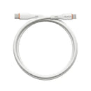 BlueOn USB-C to USB-C 60W Durable Charge & Transfer Cable – White - سلك شحن - تايب سي الي  تايب سي - طول متر - قوة 60 واط - كفالة 12 شهر
