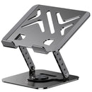 BlueOn 360° Rotating Adjustable Laptop Stand - Grey [O] - ستاند مكتبي - عالي الجودة - دوران 720 درجة - لجميع انواع التابلت و الايباد