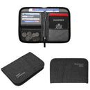 Bagsmart Lax Passport Holder (Heather Black) [C] - بوك سفر منظم -  مقاومة لرذاذ الماء