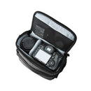 Bagsmart Montreal Camera Shoulder Bag (Gray) [C] - حقيبة سفر منظمة -  مقاومة لرذاذ الماء