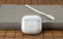 Torrii BONJELLY Case for Apple AirPods 4 with Lanyard and hook - Clear -  كفر حماية - سماعة ابل ايربودز فور مع خيط علاق  - من توري