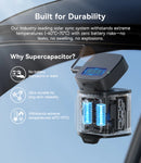 Baseus PrimeTrip VD1 Dash Cam 3K+1080p – Black [D] - كاميرا تصوير للسيارة قدام وورا السيارة - 2 في 1 - عالية الجودة - كفالة 12 شهر