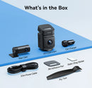 Baseus PrimeTrip VD1 Dash Cam 3K+1080p – Black [D] - كاميرا تصوير للسيارة قدام وورا السيارة - 2 في 1 - عالية الجودة - كفالة 12 شهر